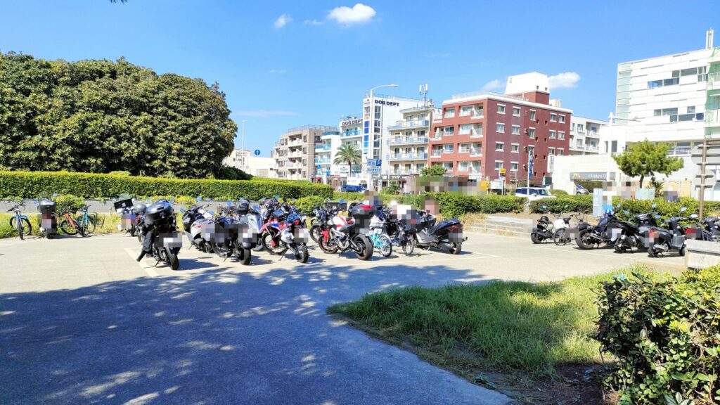 江の島　湘南海岸公園　中部駐輪場