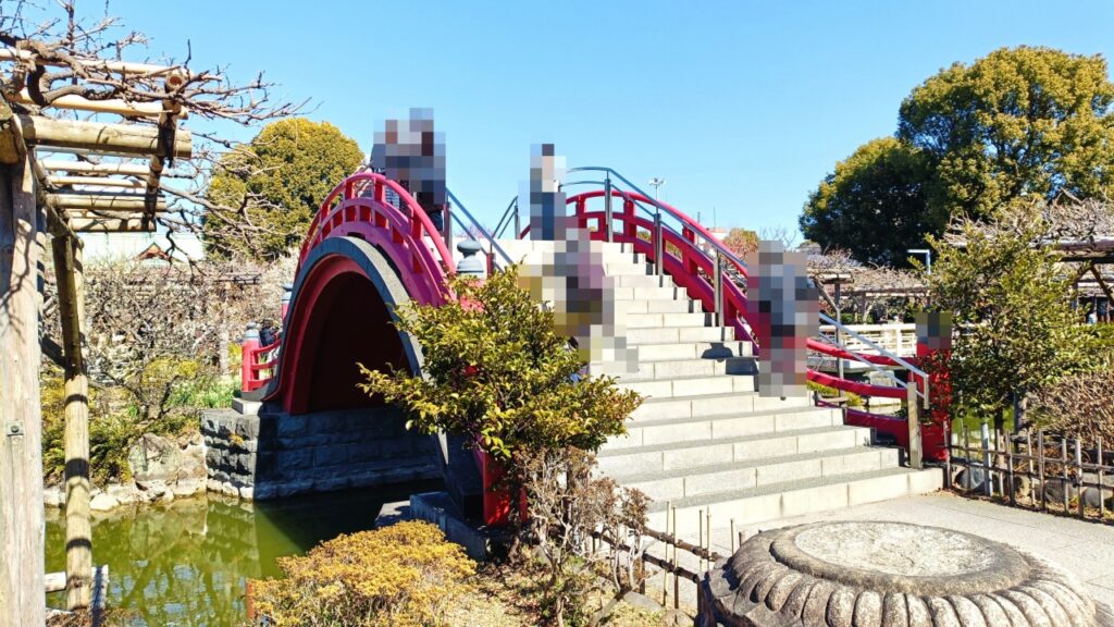 亀戸天神社　太鼓橋　男橋