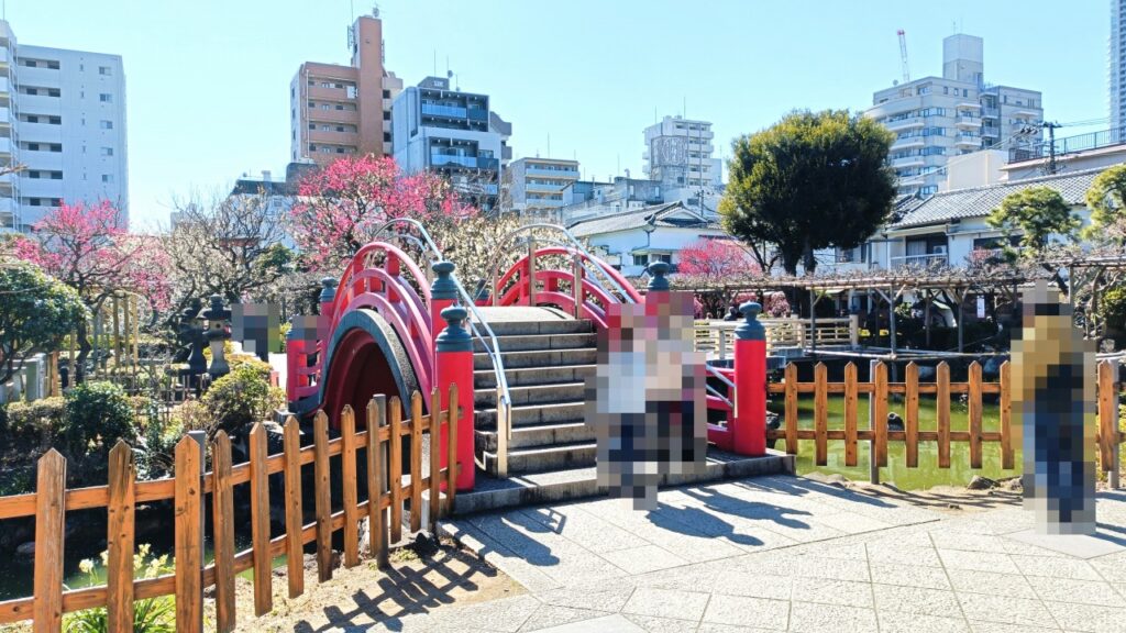 亀戸天神社　太鼓橋　女橋