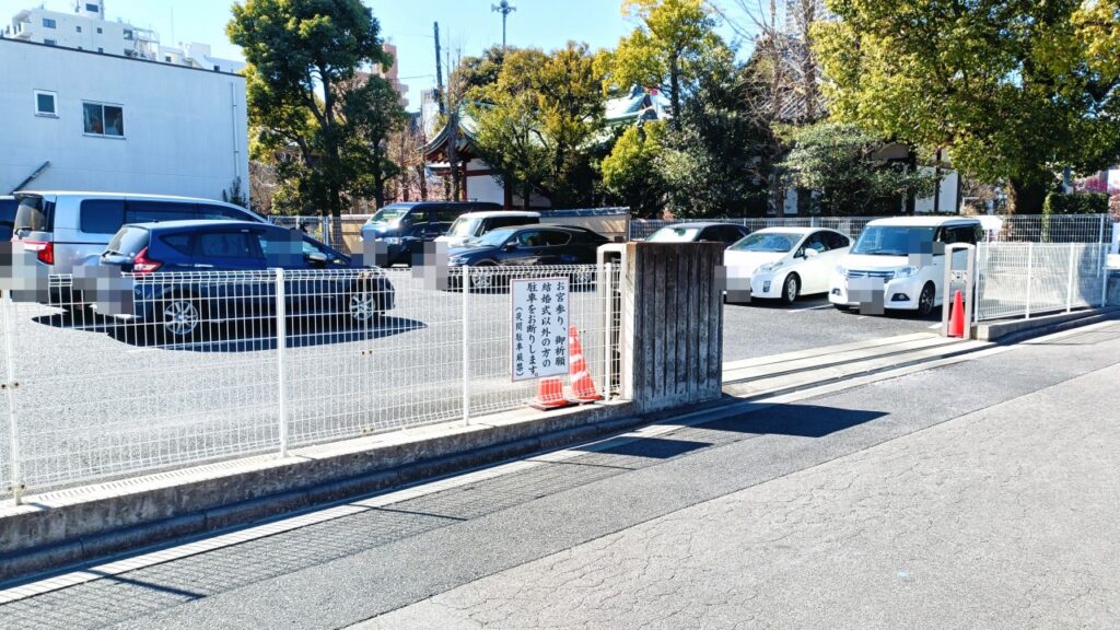 亀戸天神社　駐車場