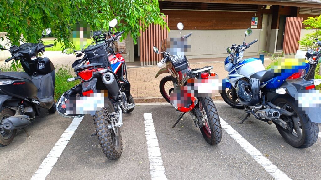 井の頭公園バイク駐車場