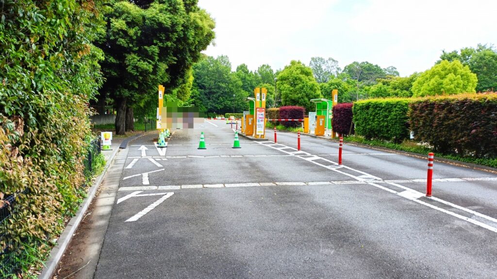 井の頭公園バイク駐車場