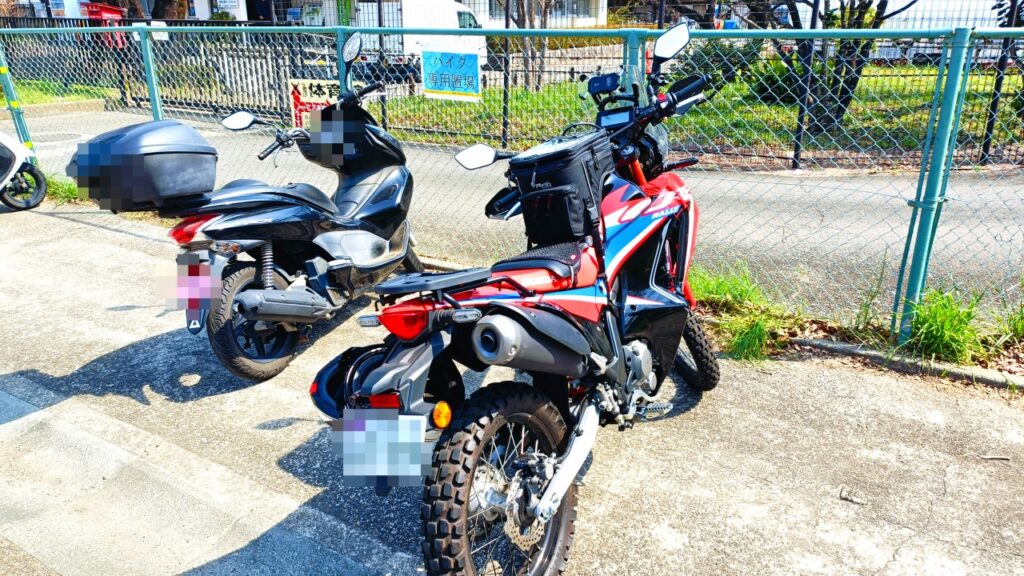 小金井公園 バイク駐車場