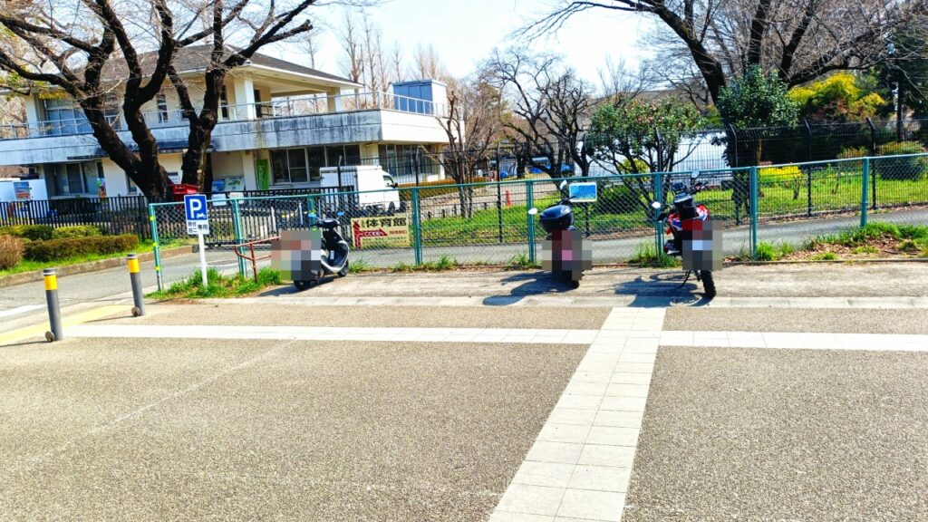 小金井公園 バイク駐車場