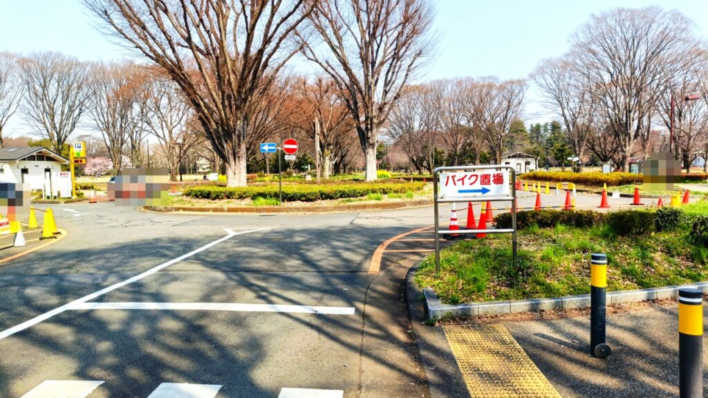 小金井公園 バイク駐車場