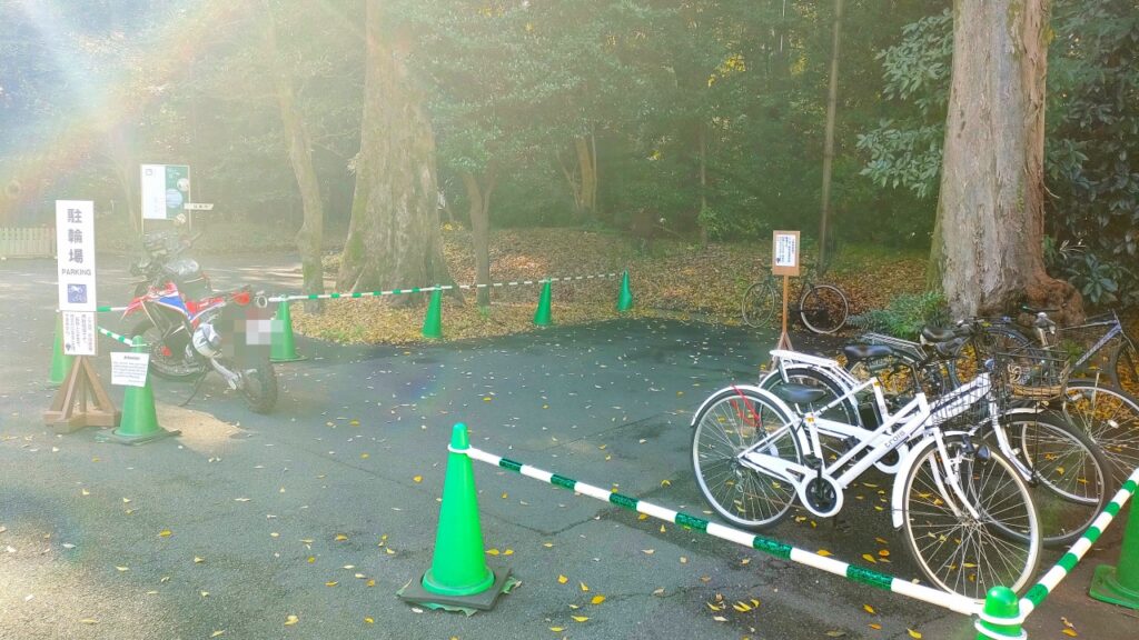 明治神宮 バイク駐車場