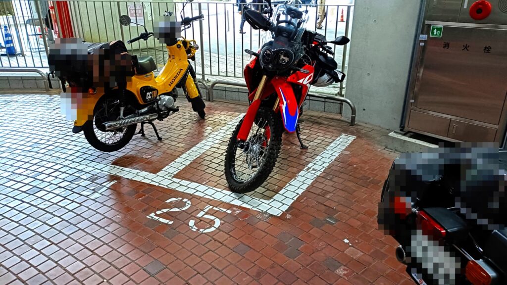 都庁オートバイ専用駐車場