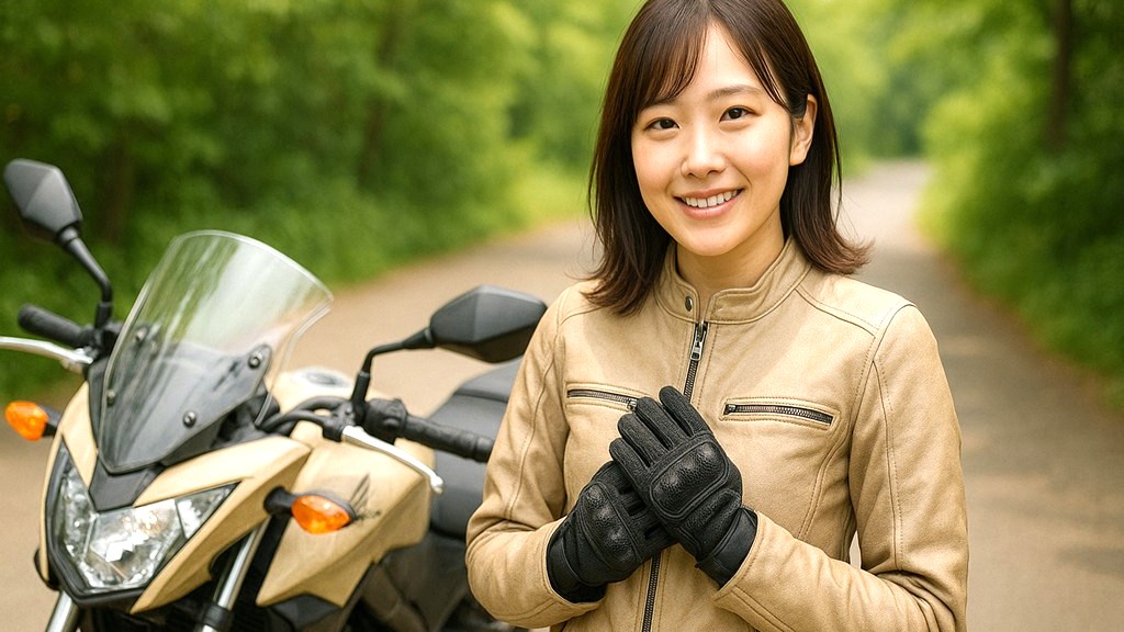 夏用バイクグローブ