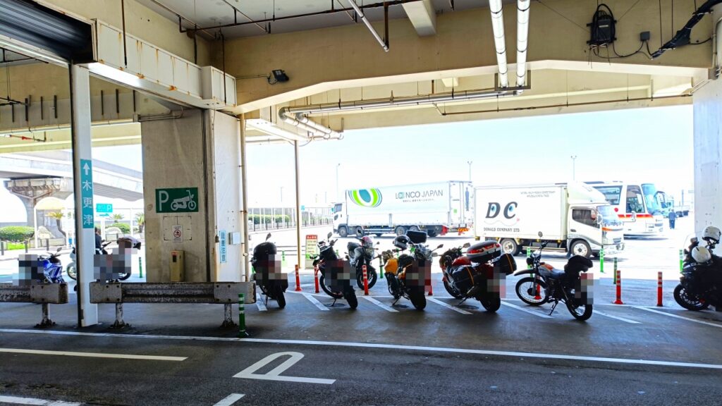 海ほたる 二輪車駐車場