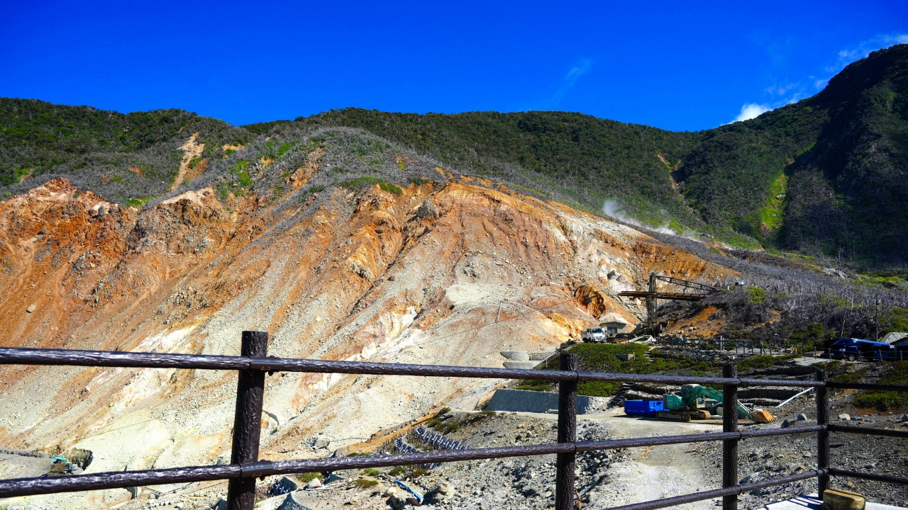 箱根　大涌谷園地