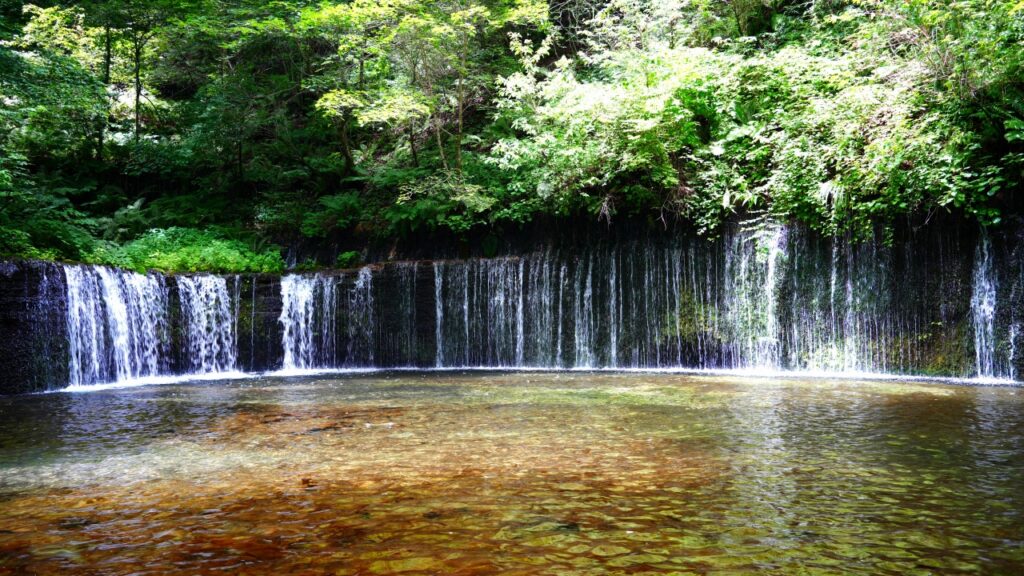 軽井沢 白糸の滝