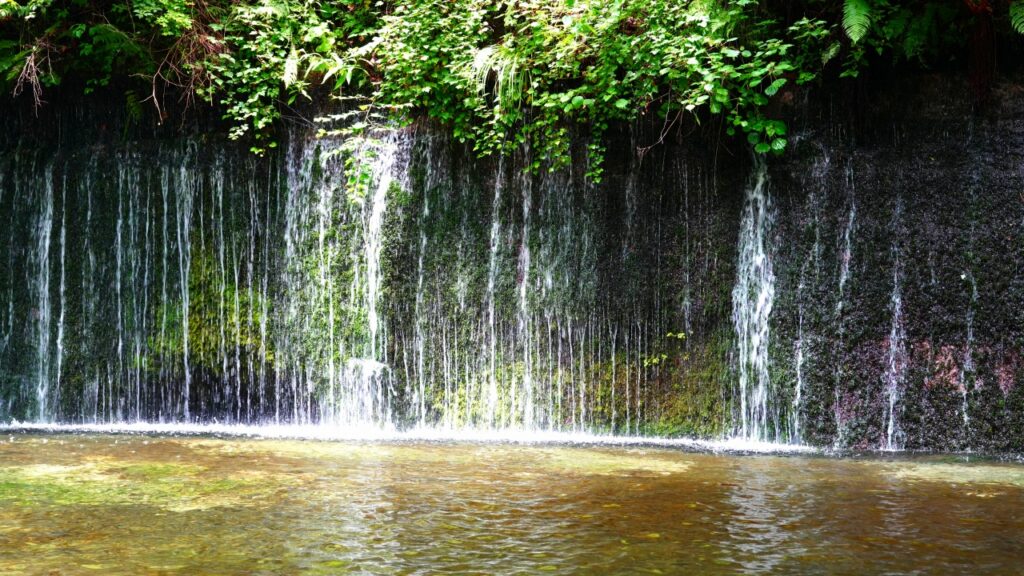 軽井沢　白糸の滝