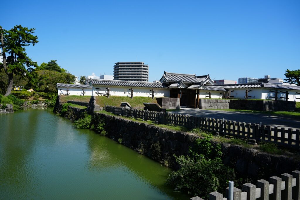 小田原城　住吉堀　馬出門桝形