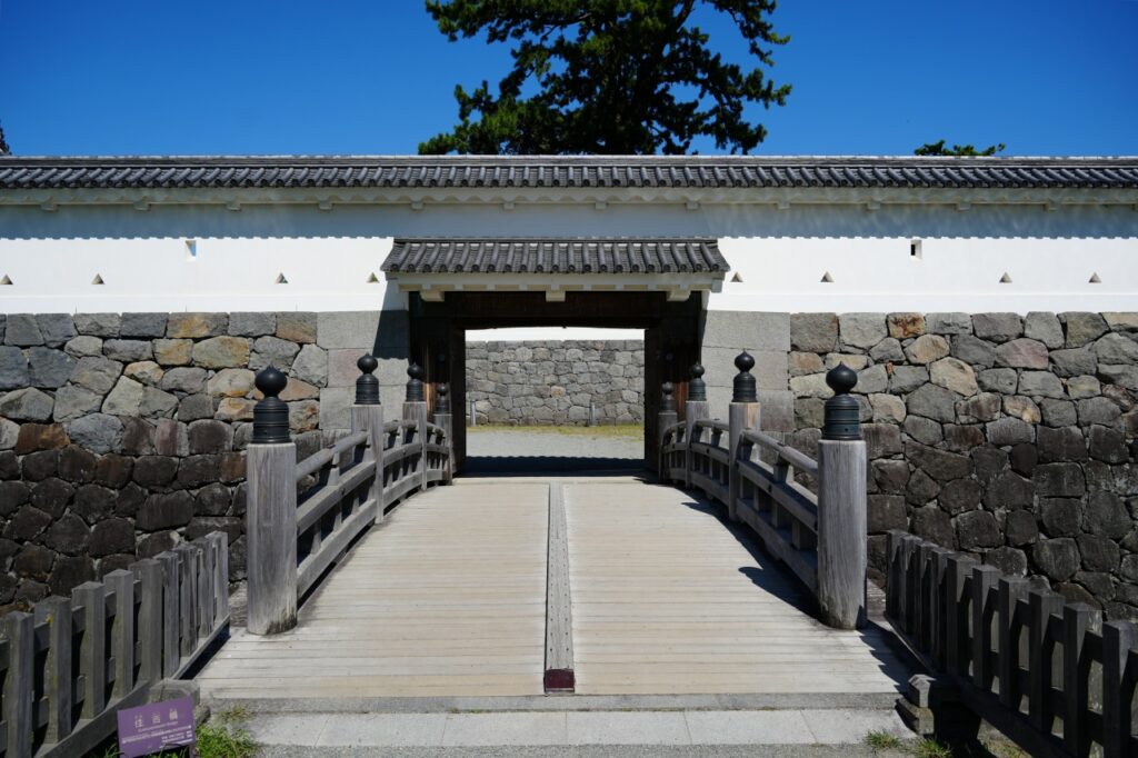 小田原城　住吉橋　銅門枡形内仕切門