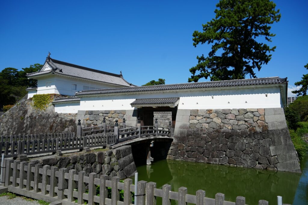 小田原城　住吉橋　銅門枡形内仕切門