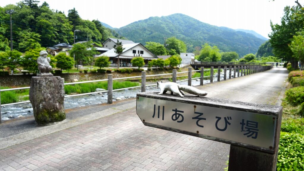 道の駅　どうし　一路平安かっぱ　川あそび場