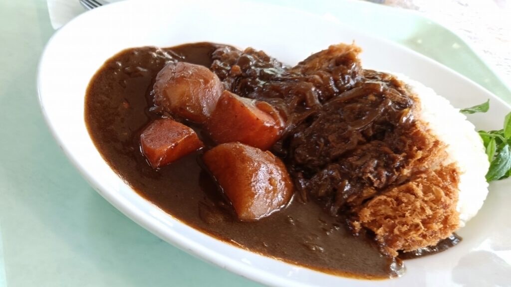 道の駅　どうし　手づくりきっちん　カツカレー