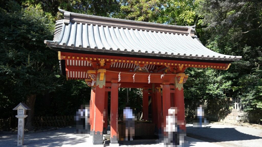 鎌倉 鶴岡八幡宮 手水舎