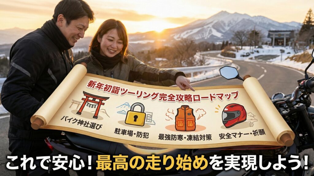 初詣ツーリング