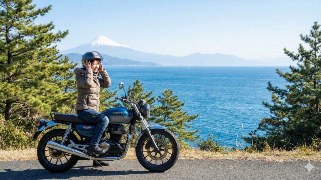 冬のバイクツーリング