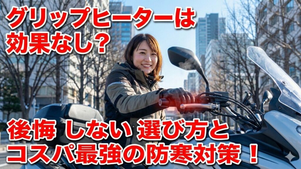 バイクのグリップヒーターは効果ある？