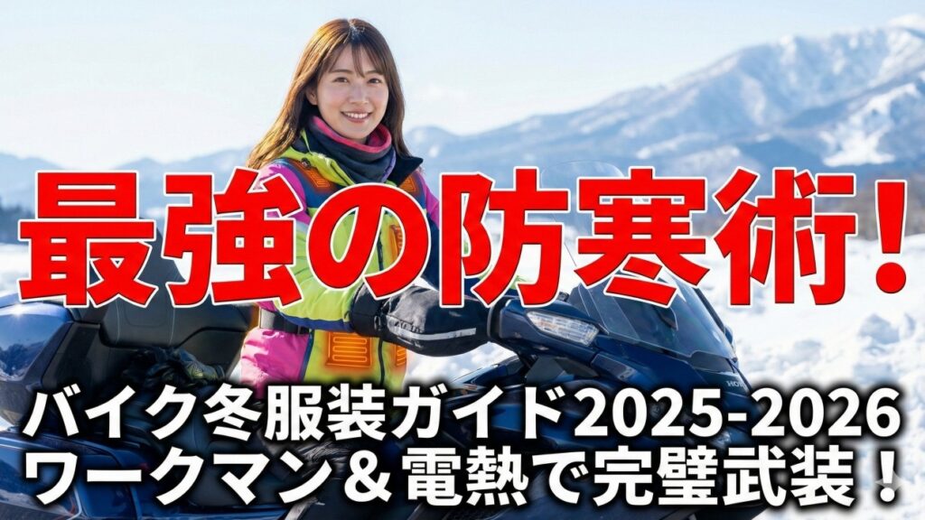 バイク冬服装の最強決定版