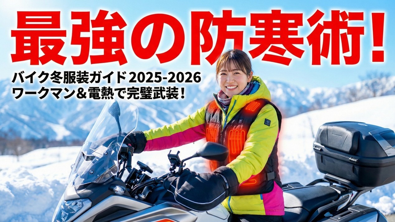 バイク冬服装の最強決定版