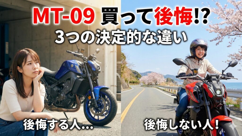 MT-09を買って後悔する人、しない人