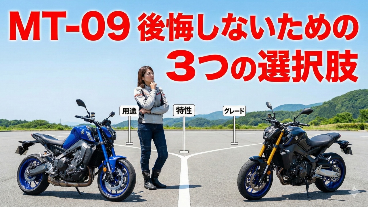 MT-09を買って後悔する人、しない人