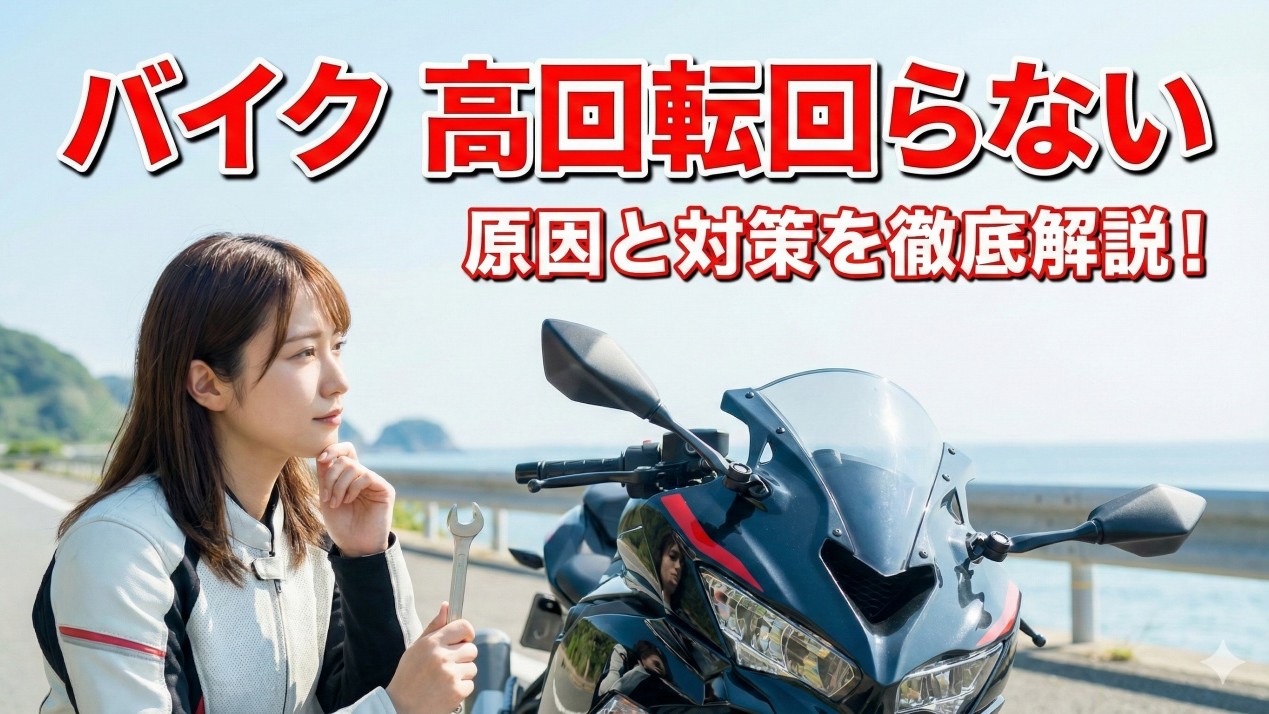 バイクが高回転まで回らない！