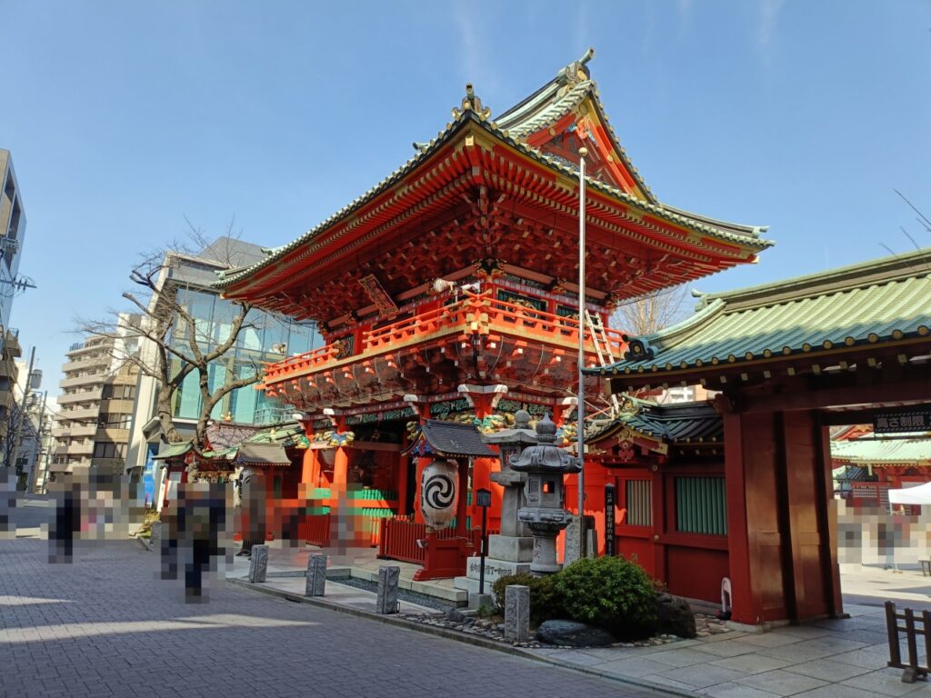 神田明神　隨神門