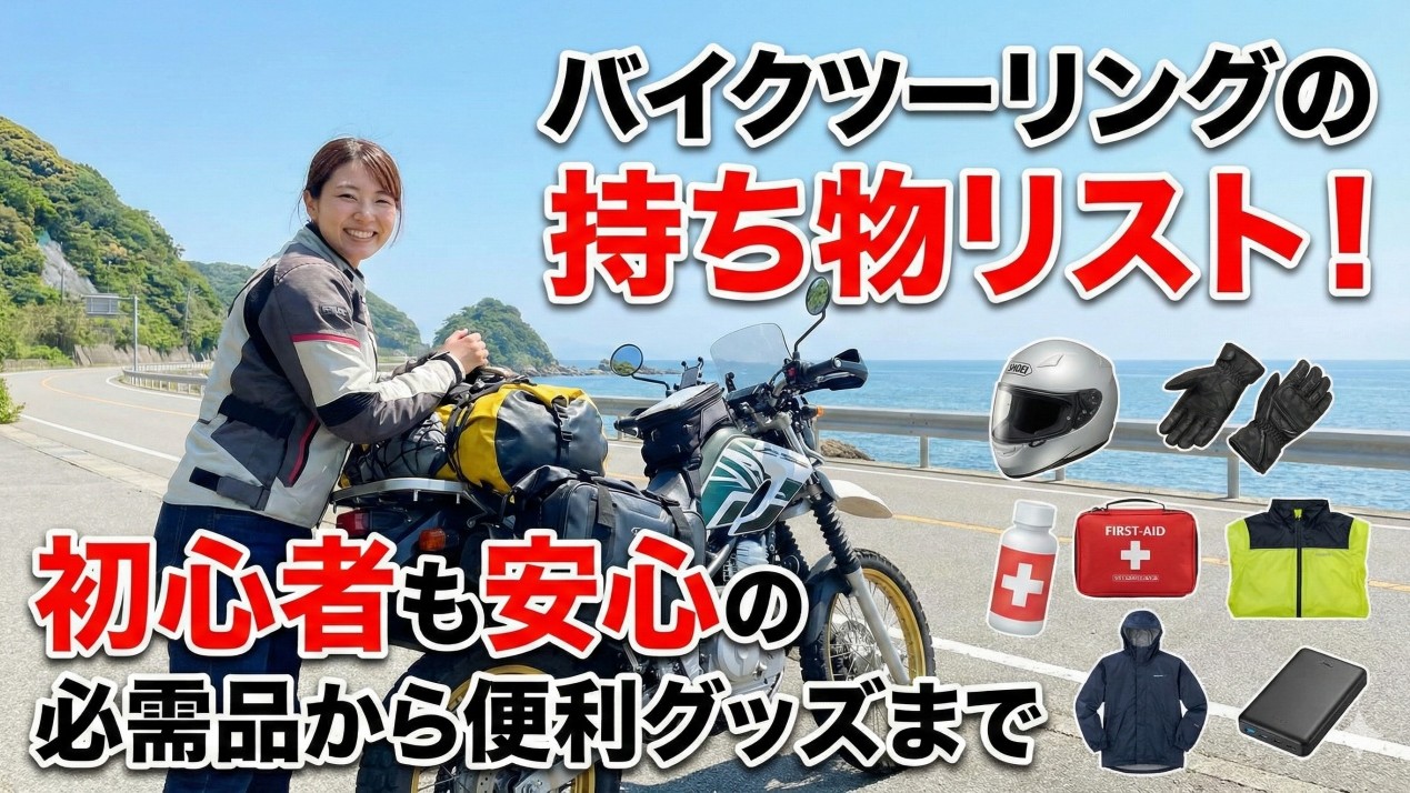 バイクツーリングの持ち物リスト