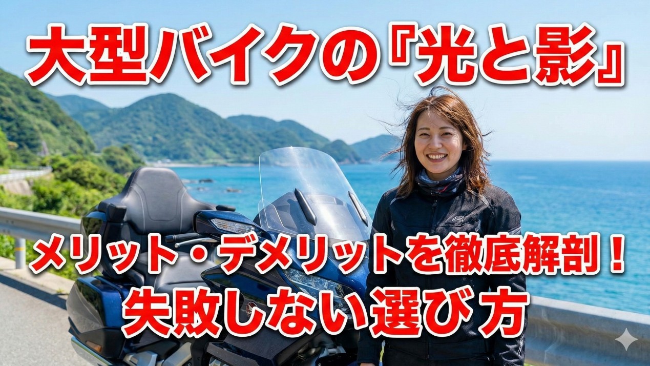 大型バイクのメリット・デメリット