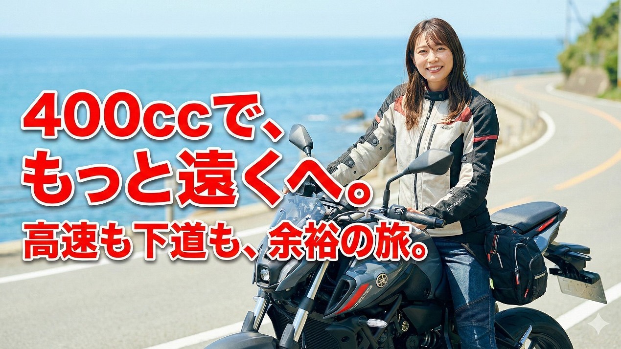 400ccバイクこそツーリングの最適解！