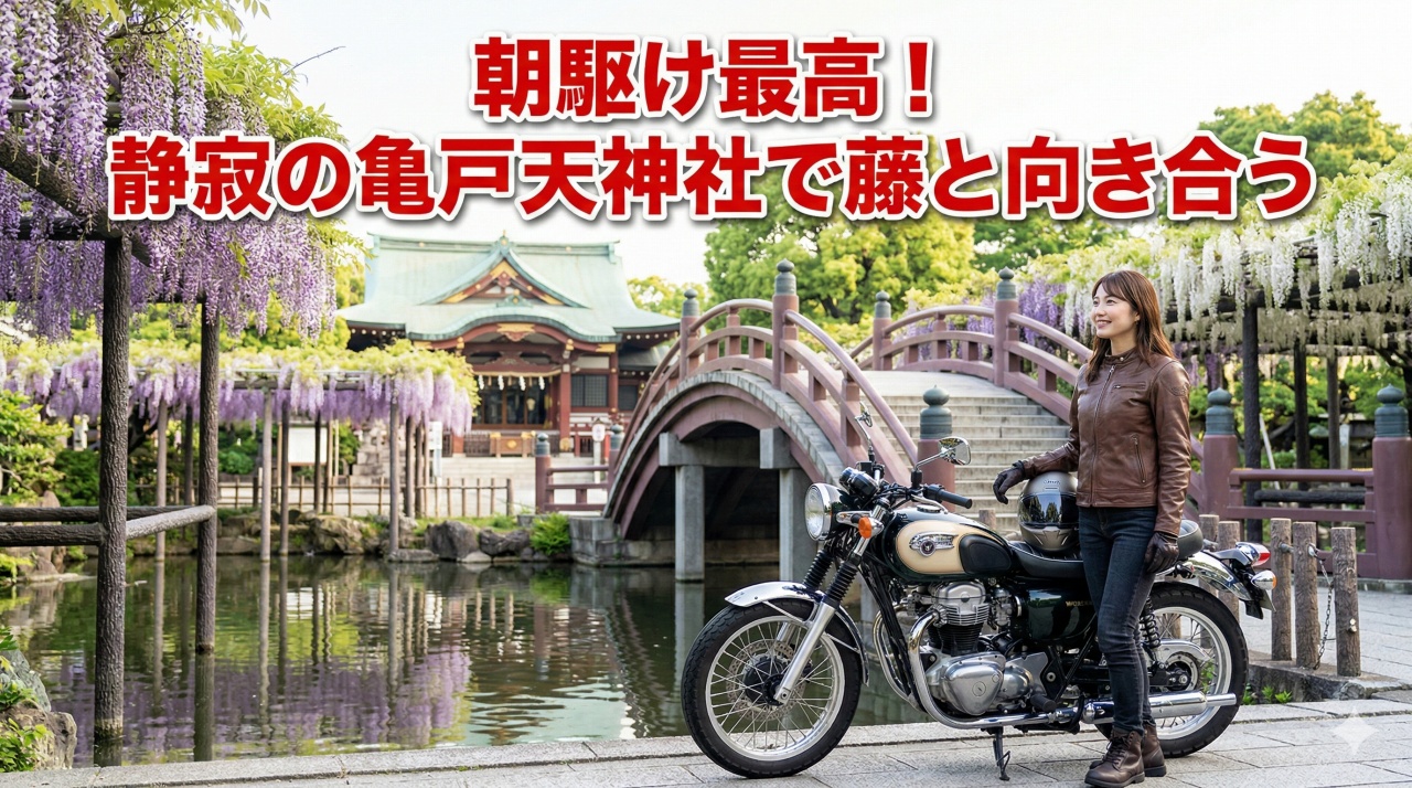 朝駆けツーリングで亀戸天神社へ！